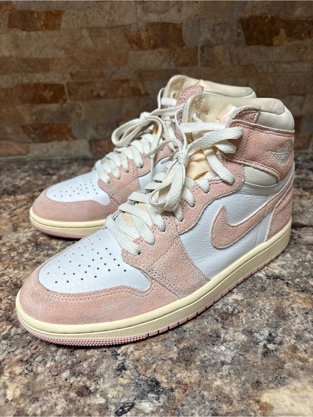 Nike Air Jordan Retro 1 OG Washed Pink High Muslin fd2596-600 Women’s Size 8.5